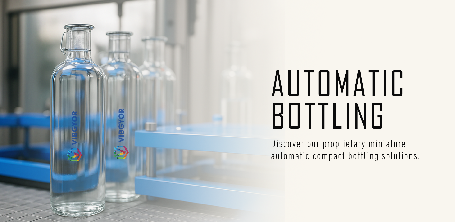 Automatic Glass Bottling Plant